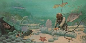Postcards — Brass Hat Diver collection